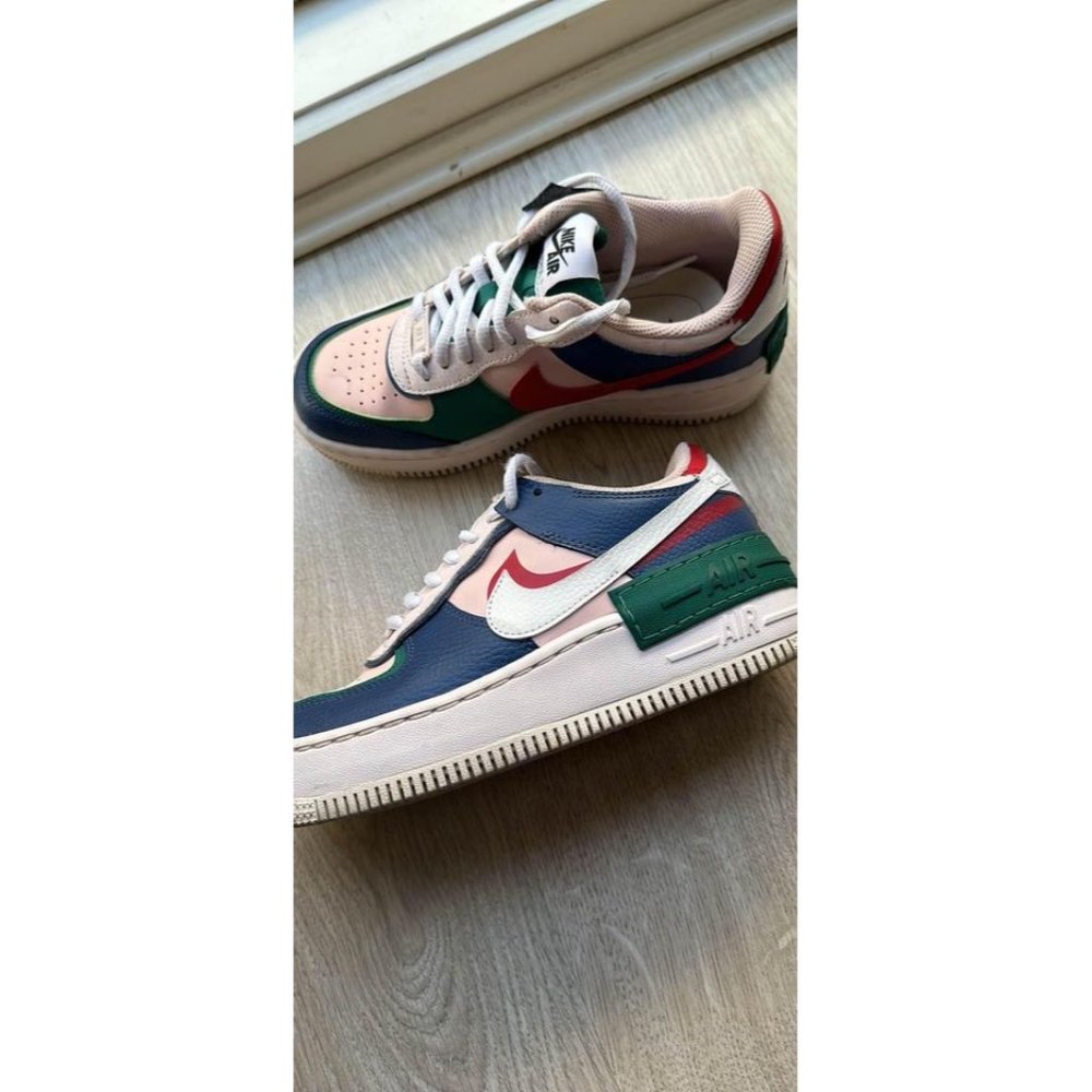 Nike Air Force 1 Shadow Women's Size 5.5 Shoes + Box - Picture 7 of 8